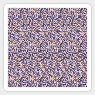 William Morris Willow Bough Blue on Peach and Amethyst Magnet